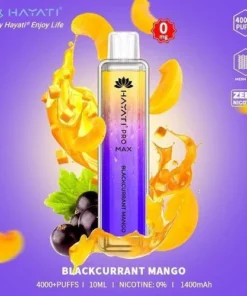 Αγοράστε Hayati Pro Max 4000 - Μαύρη σταφίδα και μάνγκο - Κουτί των 10
