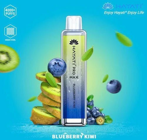 Αγοράστε Hayati Pro Max 4000 - 0MG - Blueberry Kiwi - Κουτί των 10