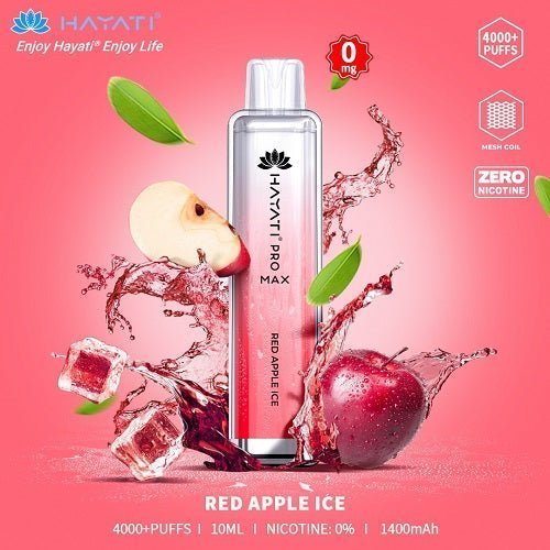 Αγοράστε Hayati Pro Max 4000 - 0MG - Παγομηχανή Κόκκινου Μήλου των 10