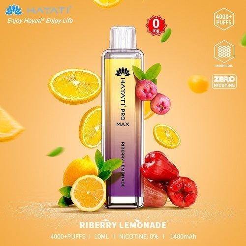 Hayati Pro Max 4000 - Λεμονάδα Riberry - Κουτί των 10