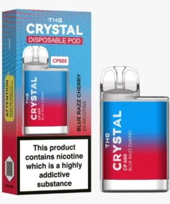 Αγοράστε το Crystal CP600 Vape μιας χρήσης - Blue Razz Cherry - Κουτί των 10