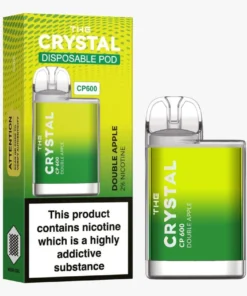Αγοράστε το Crystal CP600 Vape μιας χρήσης - Διπλό μήλο - Κουτί των 10