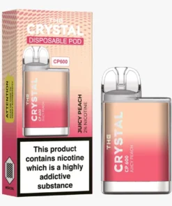 Αγοράστε το Crystal CP600 Vape μιας χρήσης - Juicy Peach - Κουτί των 10